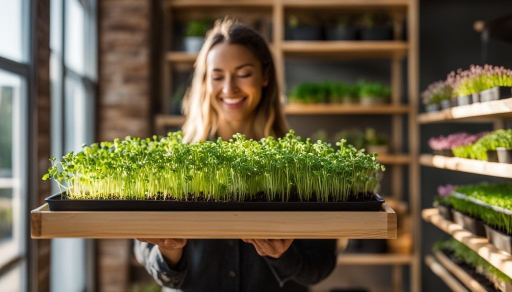 Microgreens indoor gardening kits