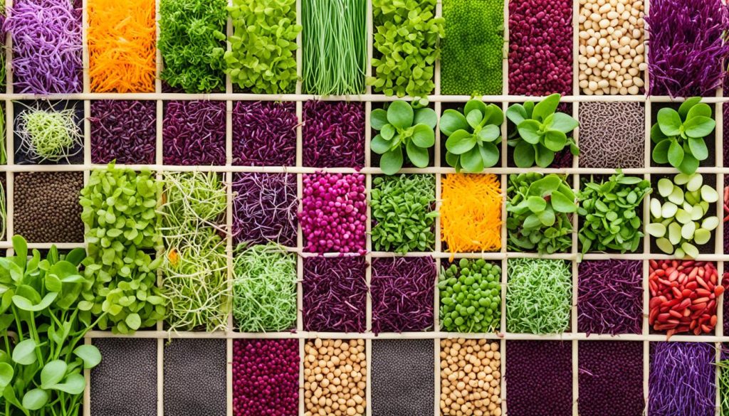 Microgreens seed varieties