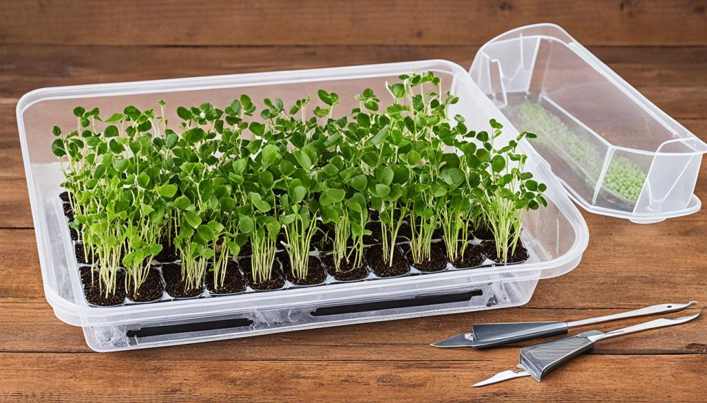 microgreens kit assembly