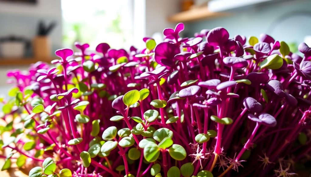 Amaranth microgreens