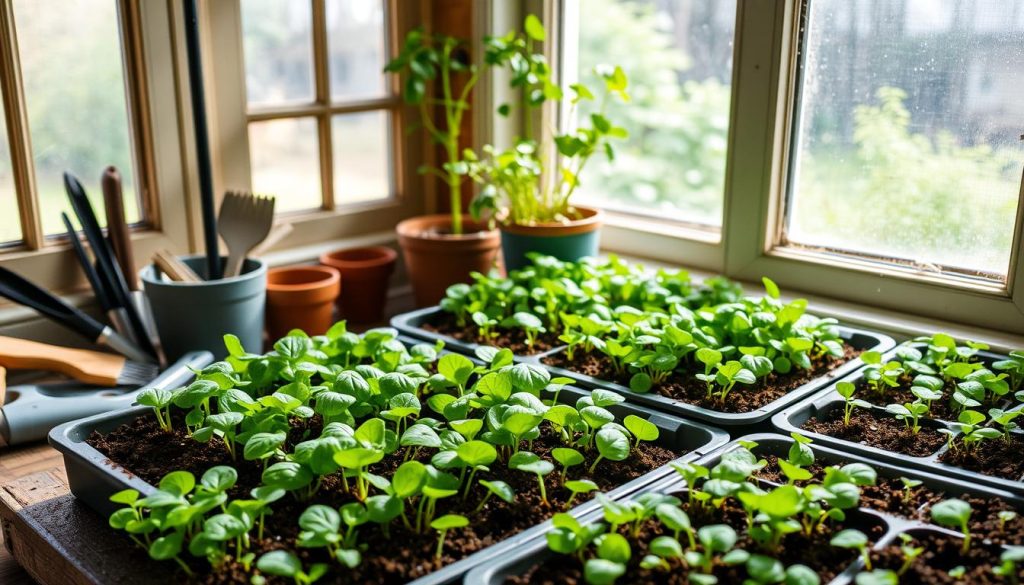 growing microgreens at home