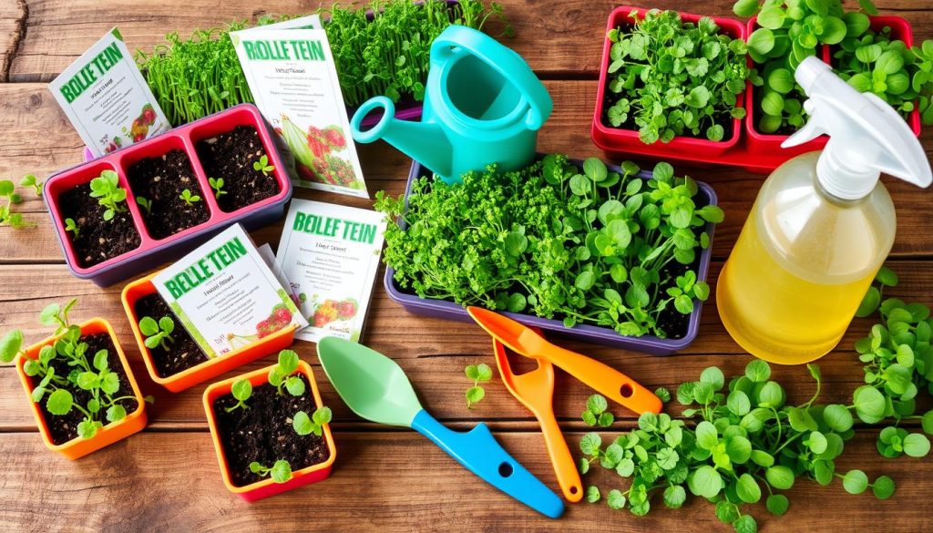 microgreens gardening tools