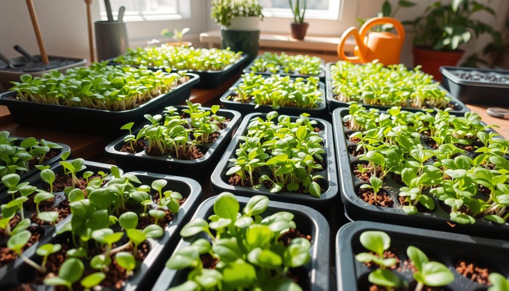 microgreens growing