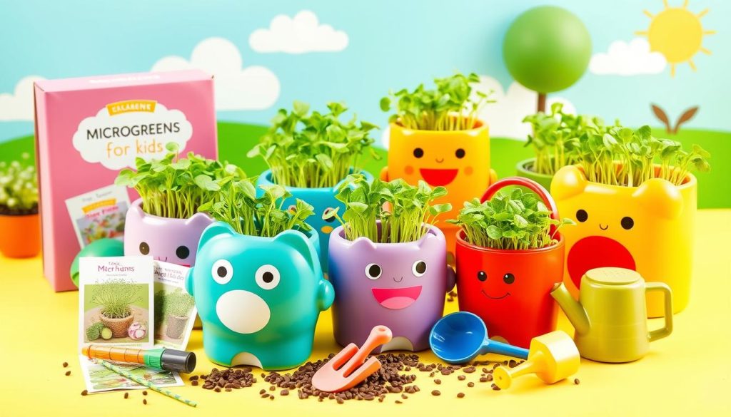 Microgreen kits for kids