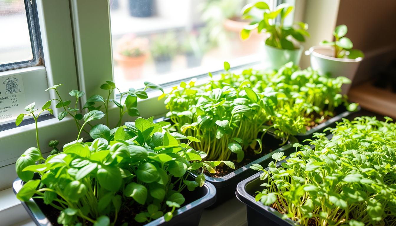 microgreens at home