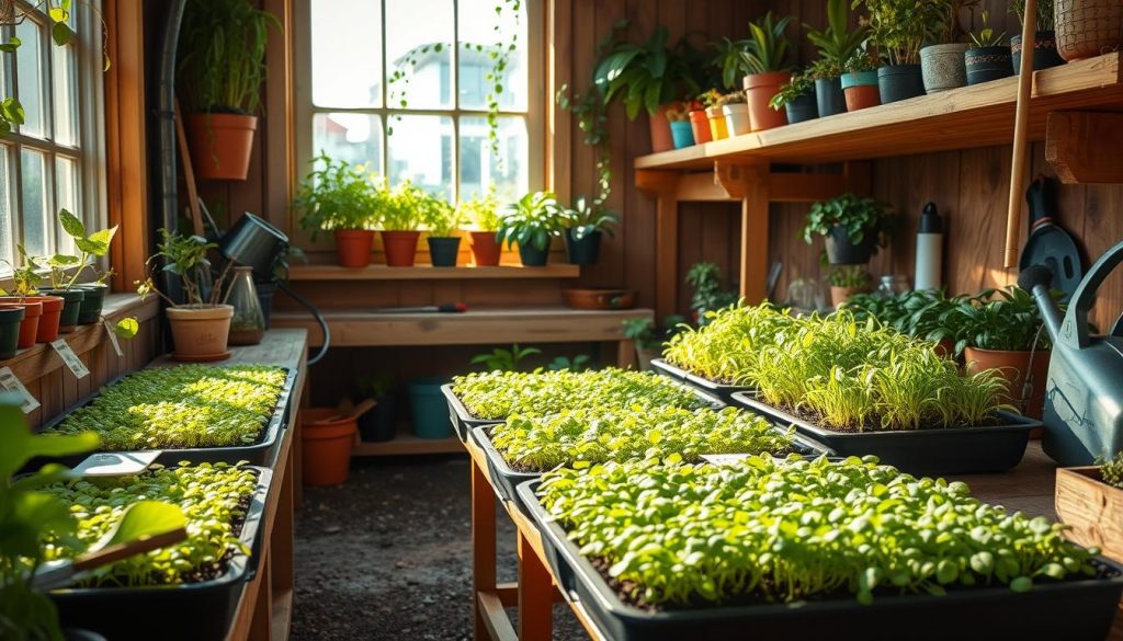 microgreens indoor environment