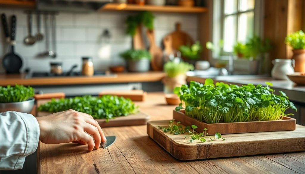 Cooking with Microgreens Techniques