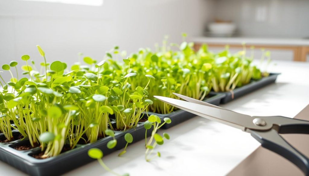 Microgreen Harvesting Techniques