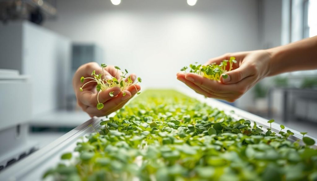 Microgreens Harvesting Techniques