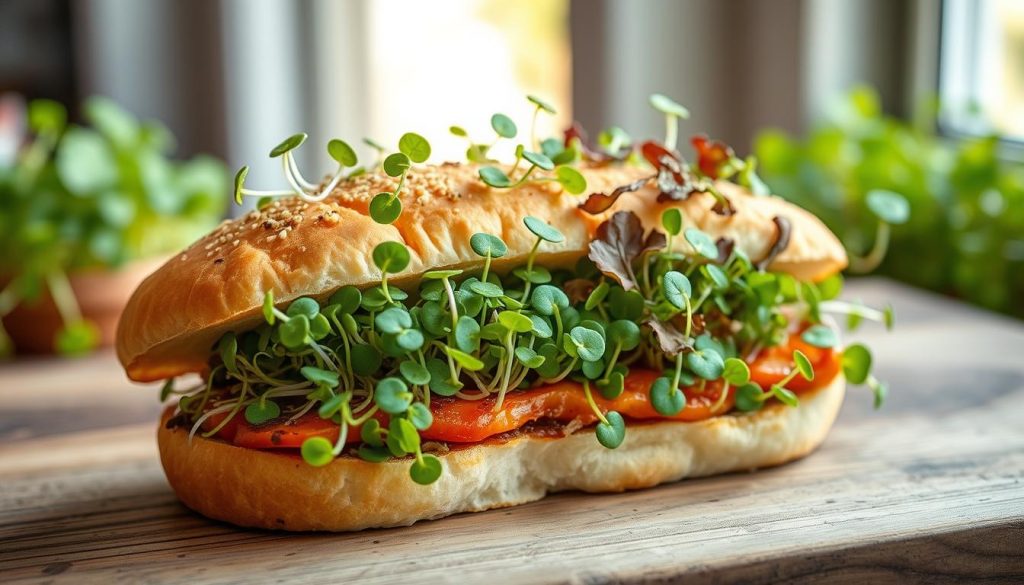 Microgreens in Sandwiches