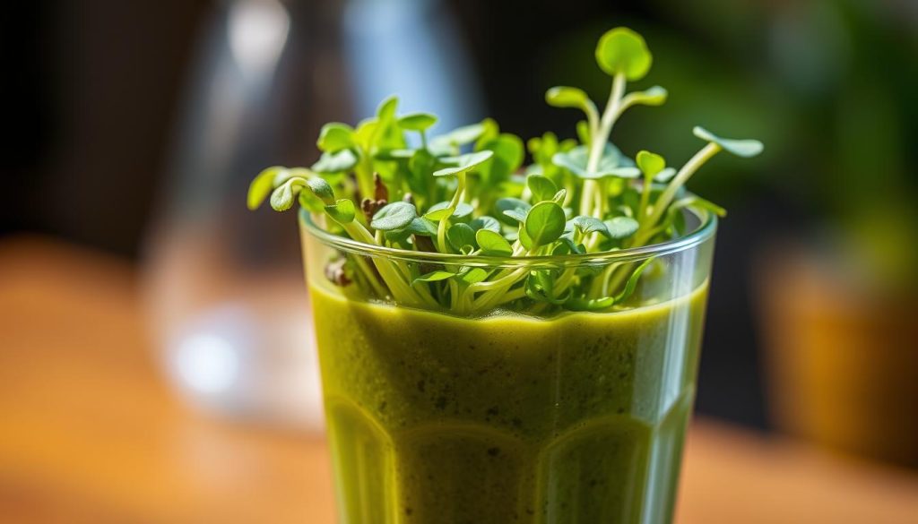 Microgreens in Smoothies and Cocktails