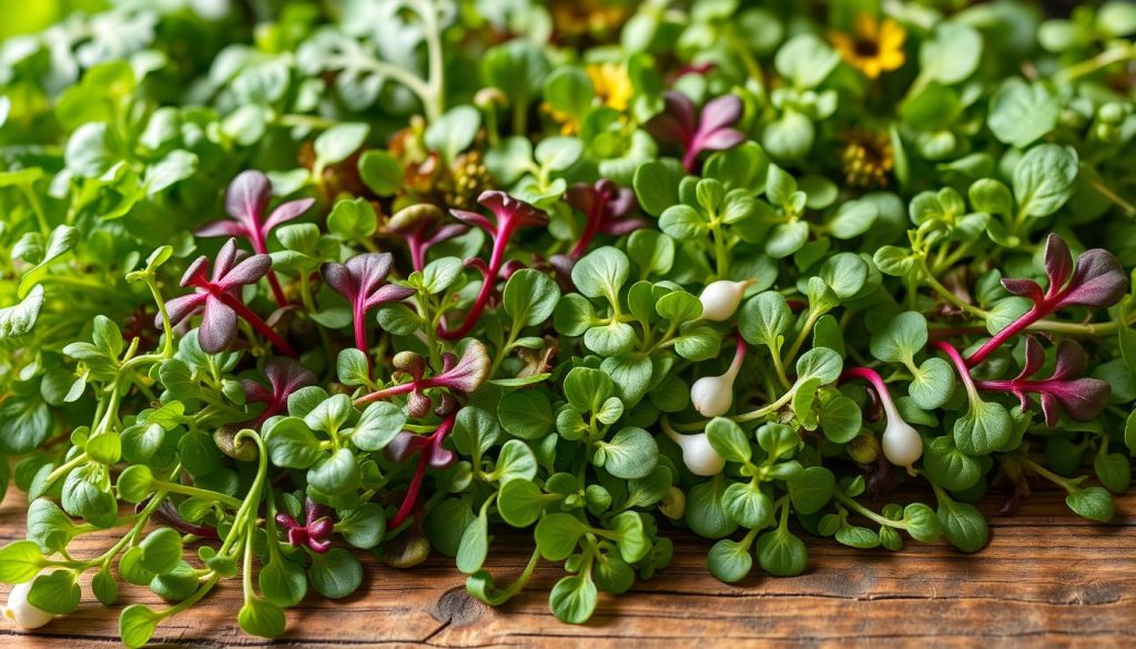 Variety of Microgreens